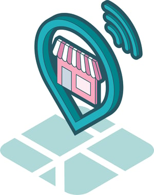 Logo produit référencement local et gestion d'avis Ubiflow 
