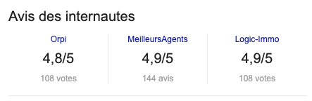 Apercu-score-avis-internaute-fiche-google-my-business-agence-immobiliere-orpi