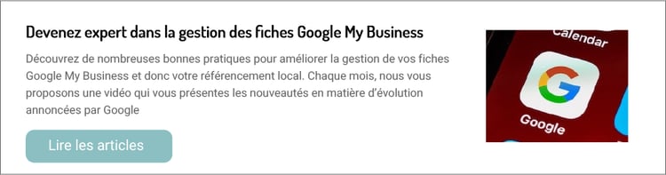 Bannière sur laquelle cliquer pour lire les articles du blog Ubiflow en lien avec le référencement local