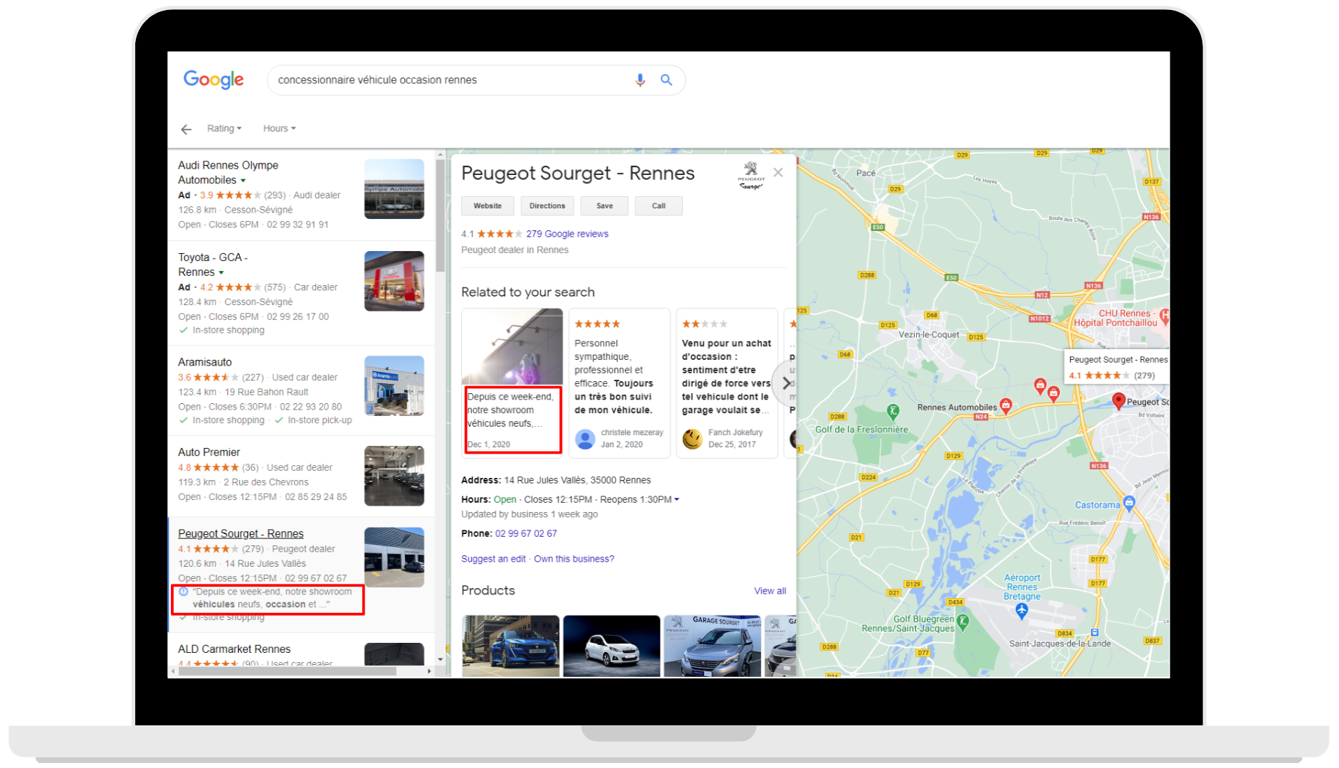 Mentions post google search