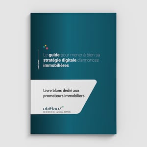 Couverture avec un dégradé de bleu du livre blanc intitulé 