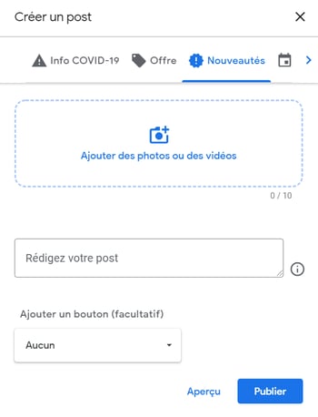 Post de type Nouveautes